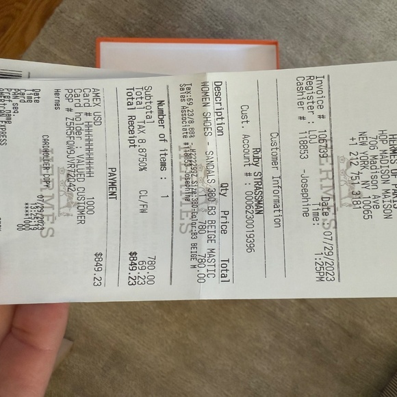 Hermes Chypre Sandal (Mastic color) - Picture 10 of 11